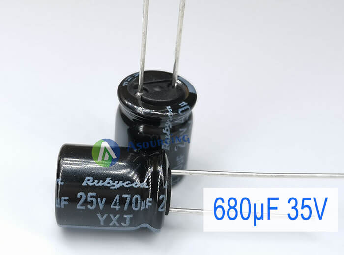 25YXJ470M10X12.5 Rubycon Electrolytic Capacitors