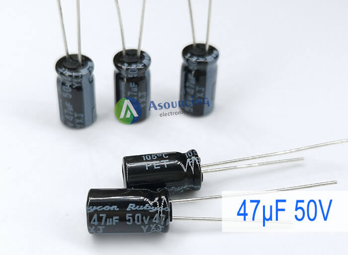 50YXJ47M6.3X11 Rubycon Electrolytic Capacitors