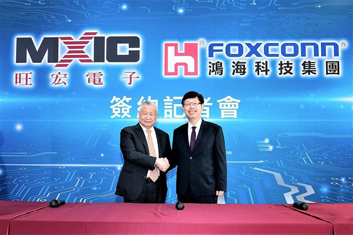 Foxconn acquired MXIC's 6-inch wafer fab for more than 90 million US dollars