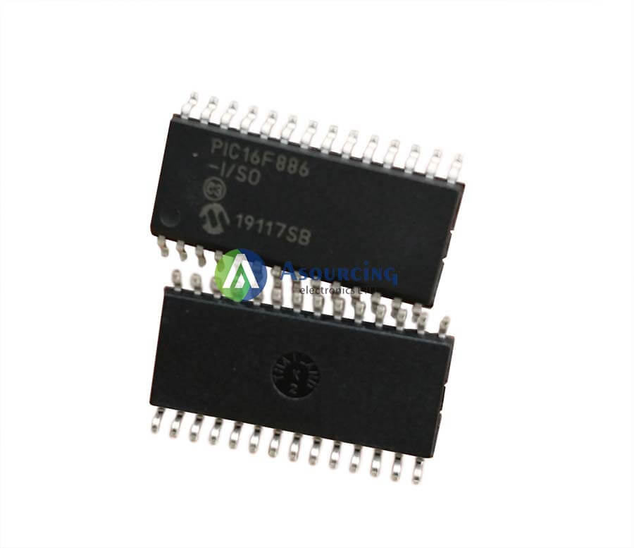 PIC16F886-I/SO  8 bit pic microcontroller