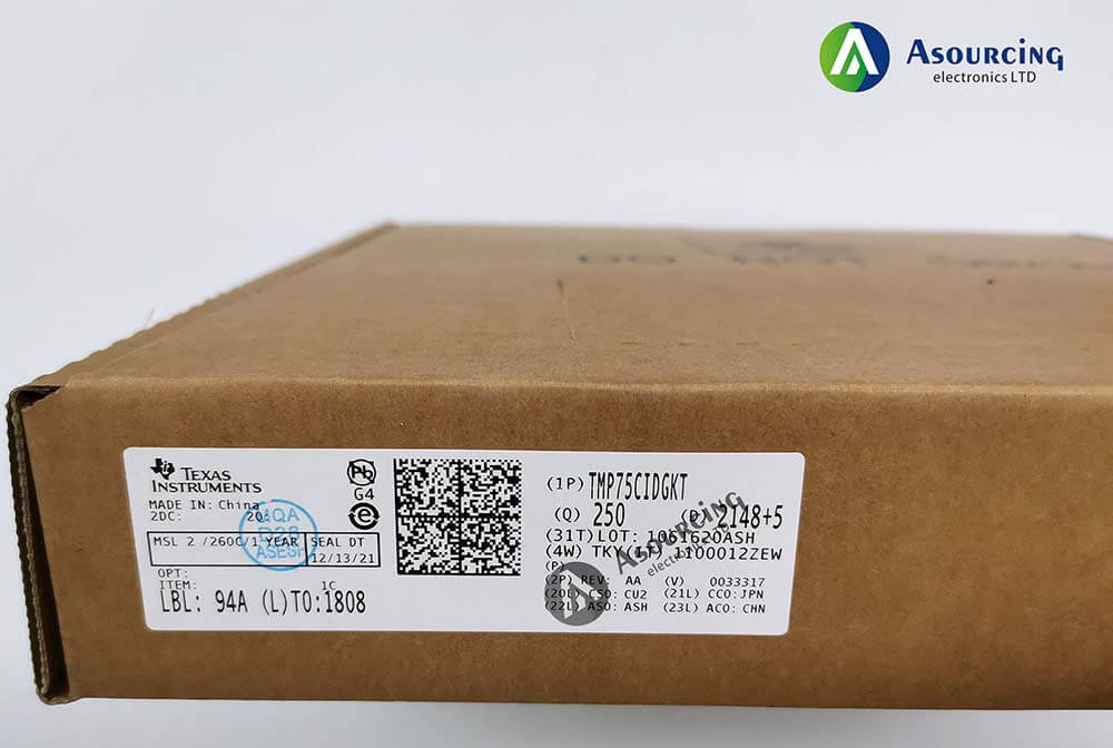 TMP75CIDGKT Texas Instruments Sensor 8VSSOP